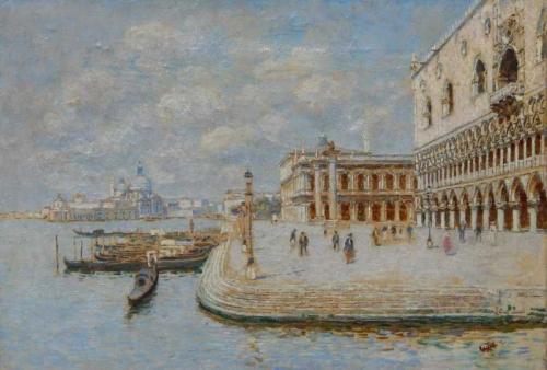 Venetian Scene by Luigi Lanza