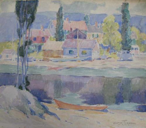 Boat by the Water by Walter Farndon