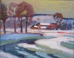 Winter Stream by George Arthur Kulmala