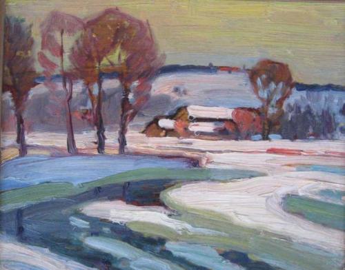 Winter Stream by George Arthur Kulmala