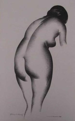 Nude- 1928 by William Schwartz