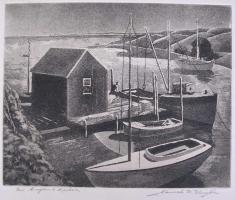 New England Harbor by Hannah Christie