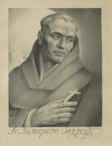 Father Junipero Serra by Joseph Imhof