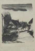 Rustic Houses at Valmondois by Maurice Vlaminck