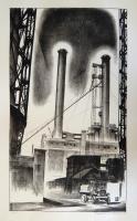Edison Plant (Industrial Architecture; Gas Plant) by Louis Lozowick