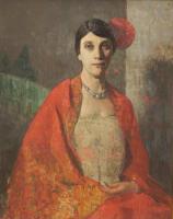 Female Portrait by Hovsep Pushman