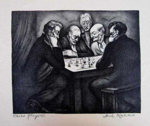 Chess Players by Saul Rabino