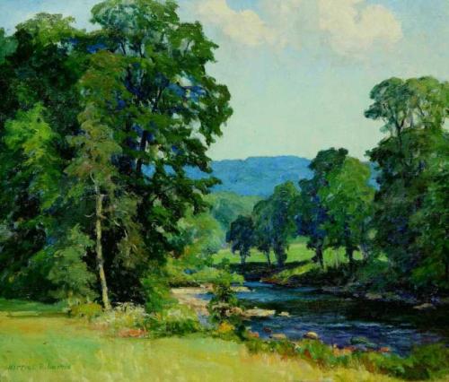 River at Cummington by Harriet Lumis