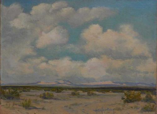 Desert Landscape, Big Sky by Harry B. Wagoner