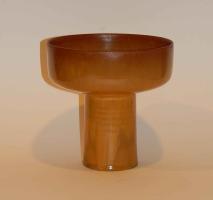 Natzler Butterscotch Glaze Footed Bowl by Gertrude & Otto Natzler