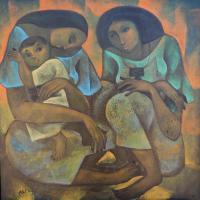 Women with Child by Roger San Miguel