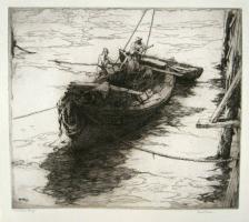 Sardine Barge by Armin C. Hansen