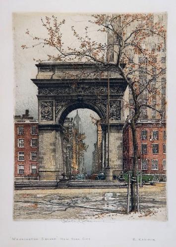 New York, Washington Arch by Robert Kasimir