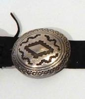 Sterling Navajo Concho Belt by James Shay