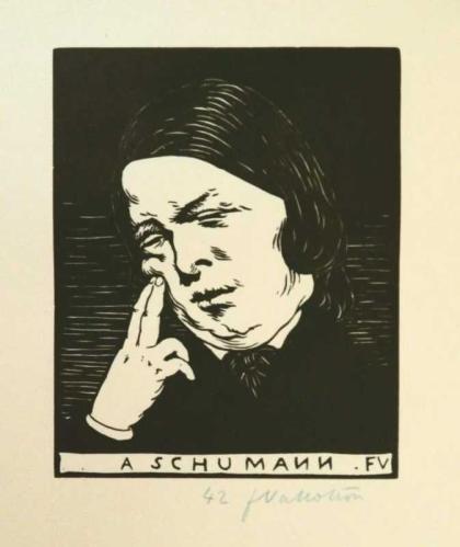 A. Schumann by Felix Vallotton