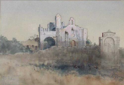 Old Mission-Mexico by Howard Russell Butler