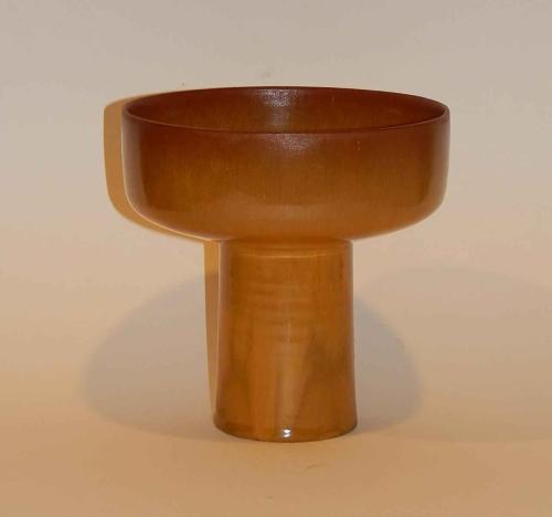 Natzler Butterscotch Glaze Footed Bowl by Gertrude & Otto Natzler